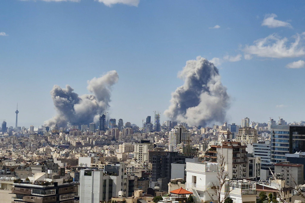 Explosionen in Teheran. Der Krieg begann am 28. Februar mit gemeinsamen Angriffen aus Israel und den USA.