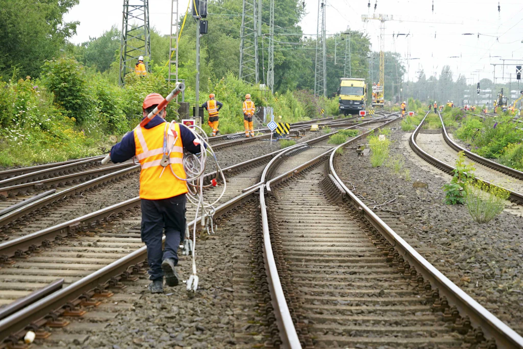 Arbeiten im Schienennetz: Die DB verweist bei hohen Baukosten auf komplexe Planungen, Marktpreise und Sicherheitsvorgaben.