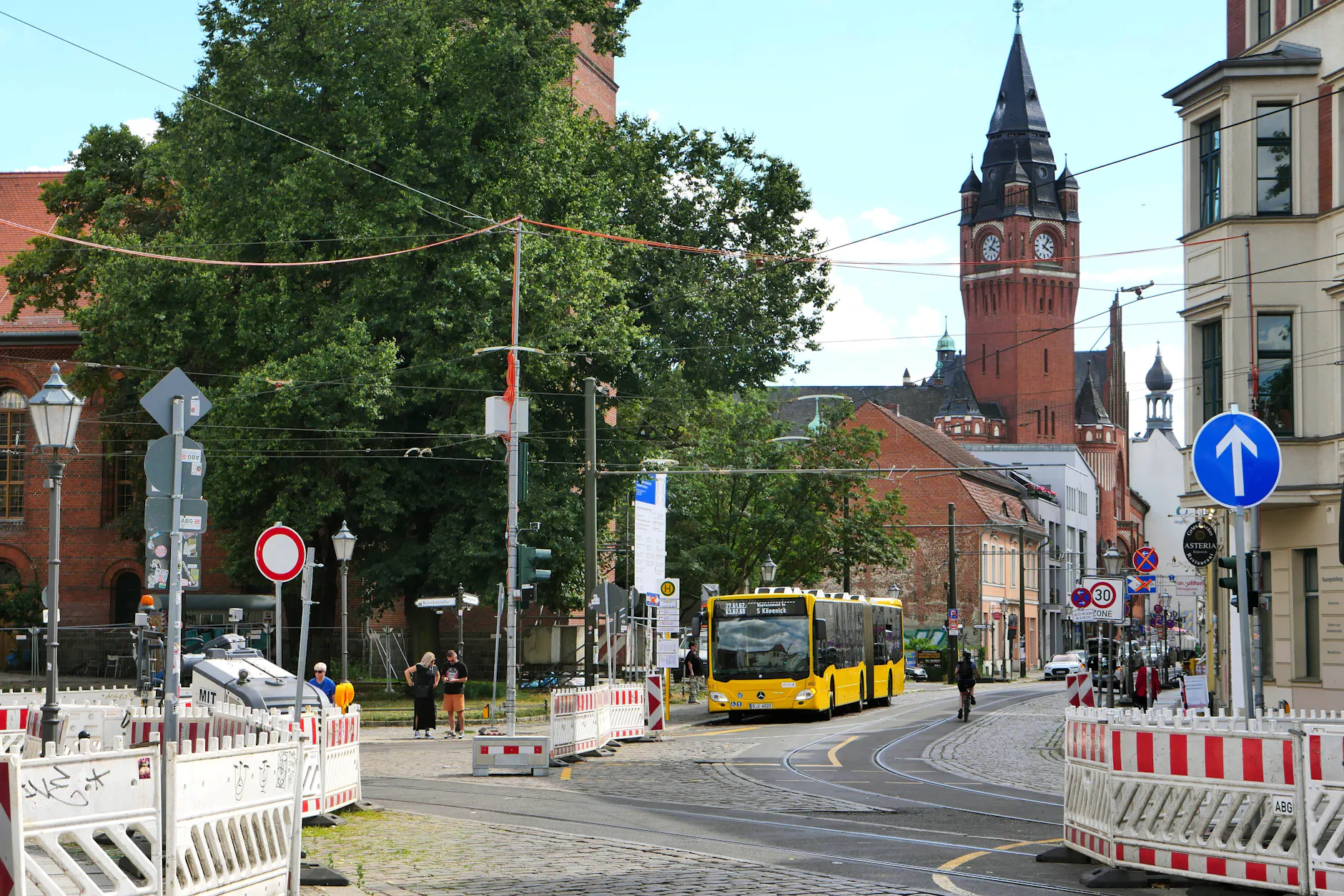 Für Köpenicker ist die Dauerbaustelle in der Altstadt eine Belastung.