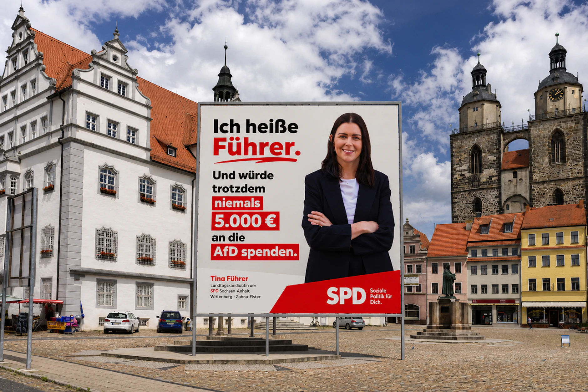 „Ich heiße Führer“ – ist das die witzigste Werbung des ganzen Wahlkampfs?