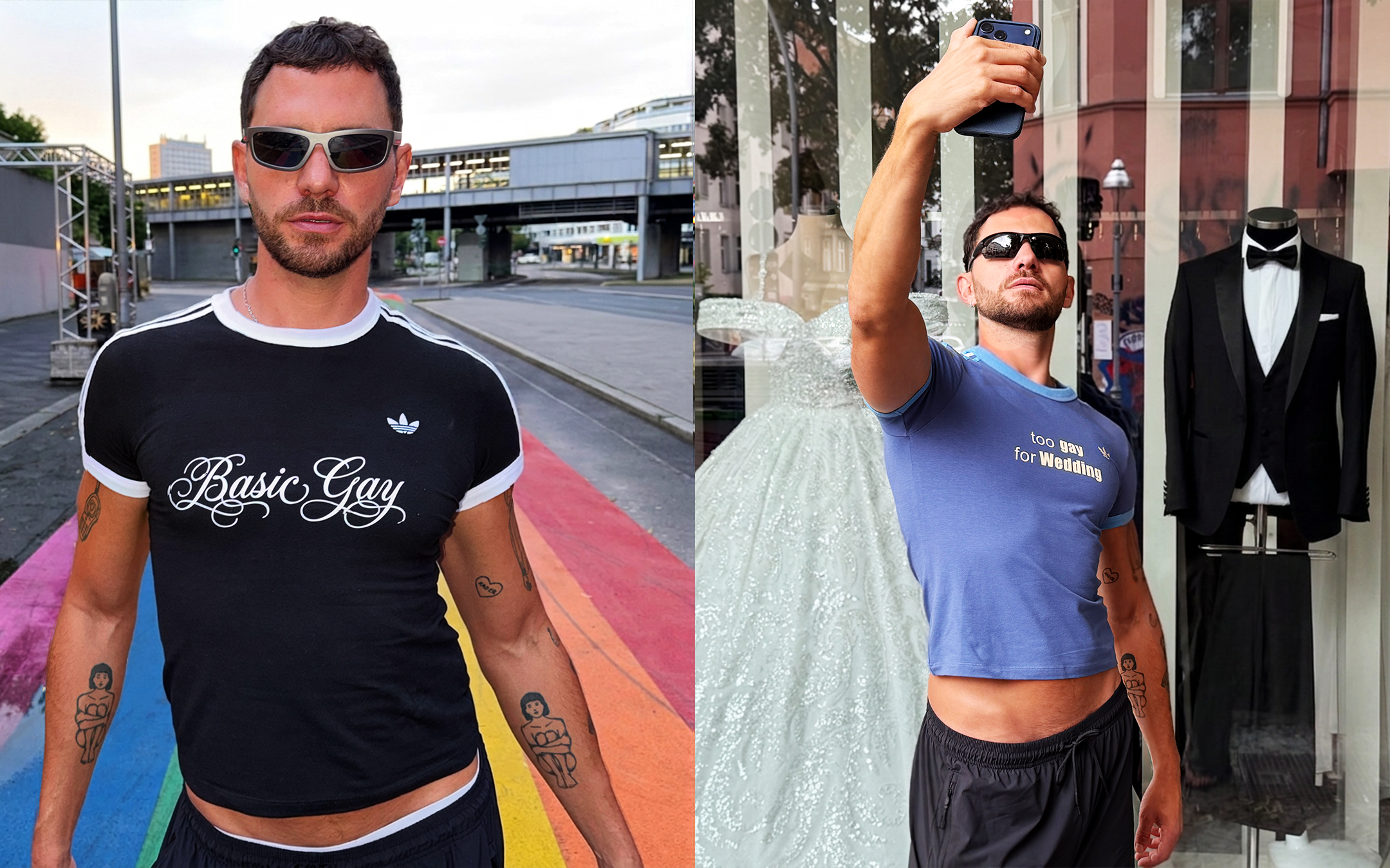 „Basic Gay“: Adidas kollaboriert mit „Galerie Arschgeweih“ für Pride-Kollektion