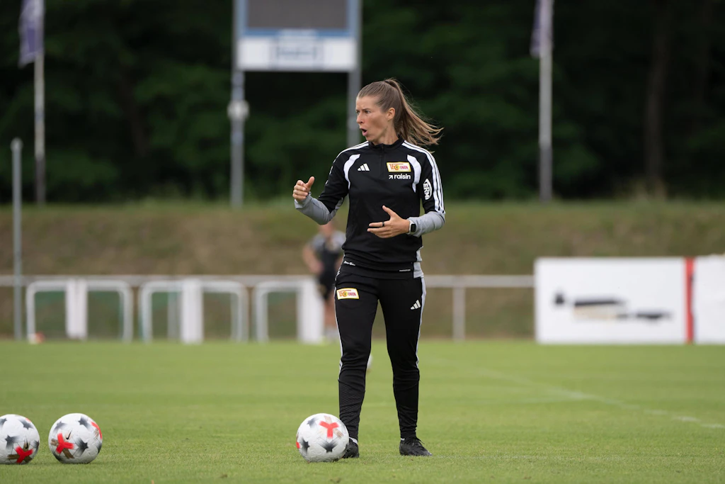 Trainerin Marie-Louise Eta bläst zum Neuanfang beim 1. FC Union Berlin.