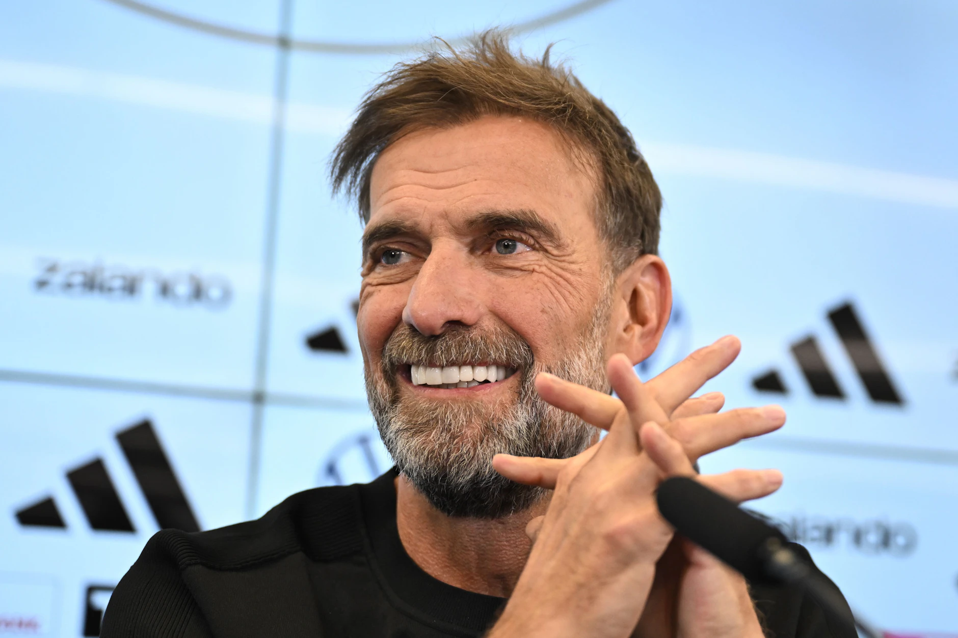 Jürgen Klopp Freitagmittag bei seiner Vorstellung.