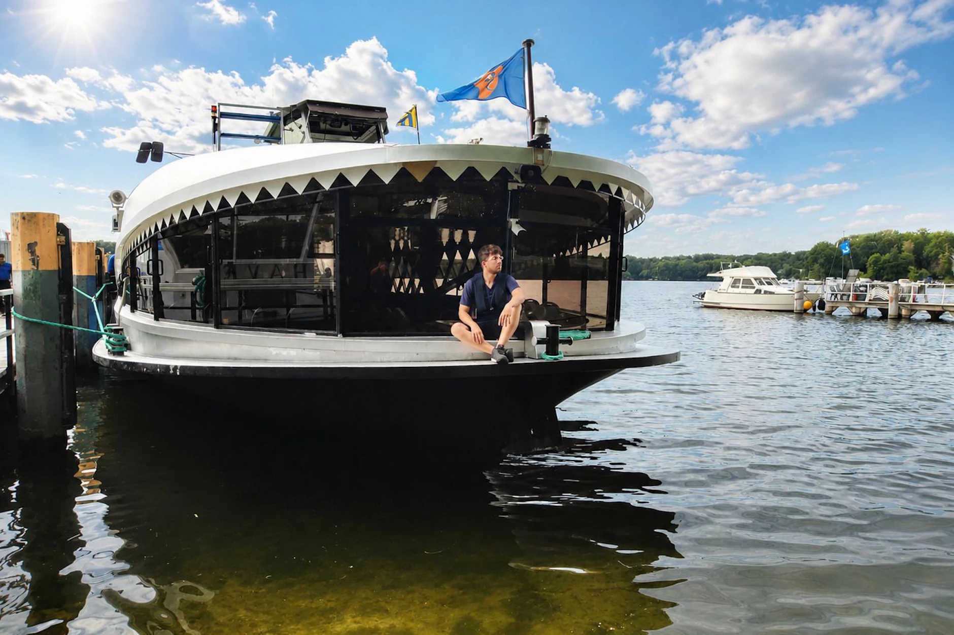 Dieser Berliner gab seinen Kindheitswunsch nie auf – heute fährt auf dem Schiff seiner Träume