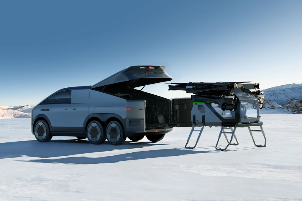 Futuristisch: Der Xpeng-Aridge Land Aircraft Carrier soll nich in diesem Jahr ausgeliefert werden.