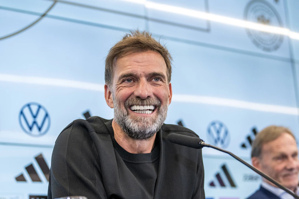 Jürgen Klopp sorgte für gute Unterhaltung bei der Pressekonferenz zu seiner Vorstellung als Bundestrainer.