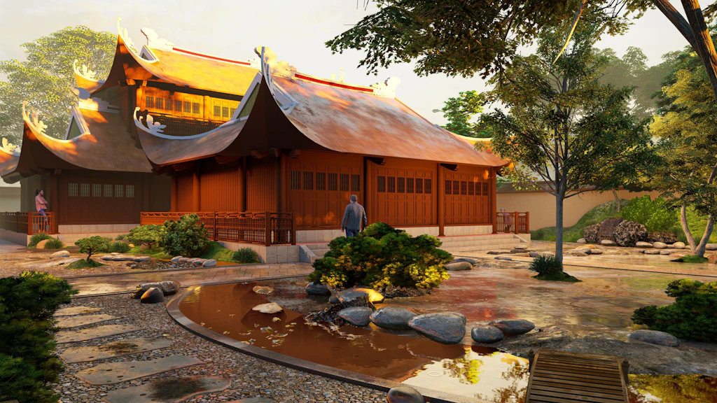 Geschenk Vietnams: Sachsen bekommt größten buddhistischen Holztempel Europas