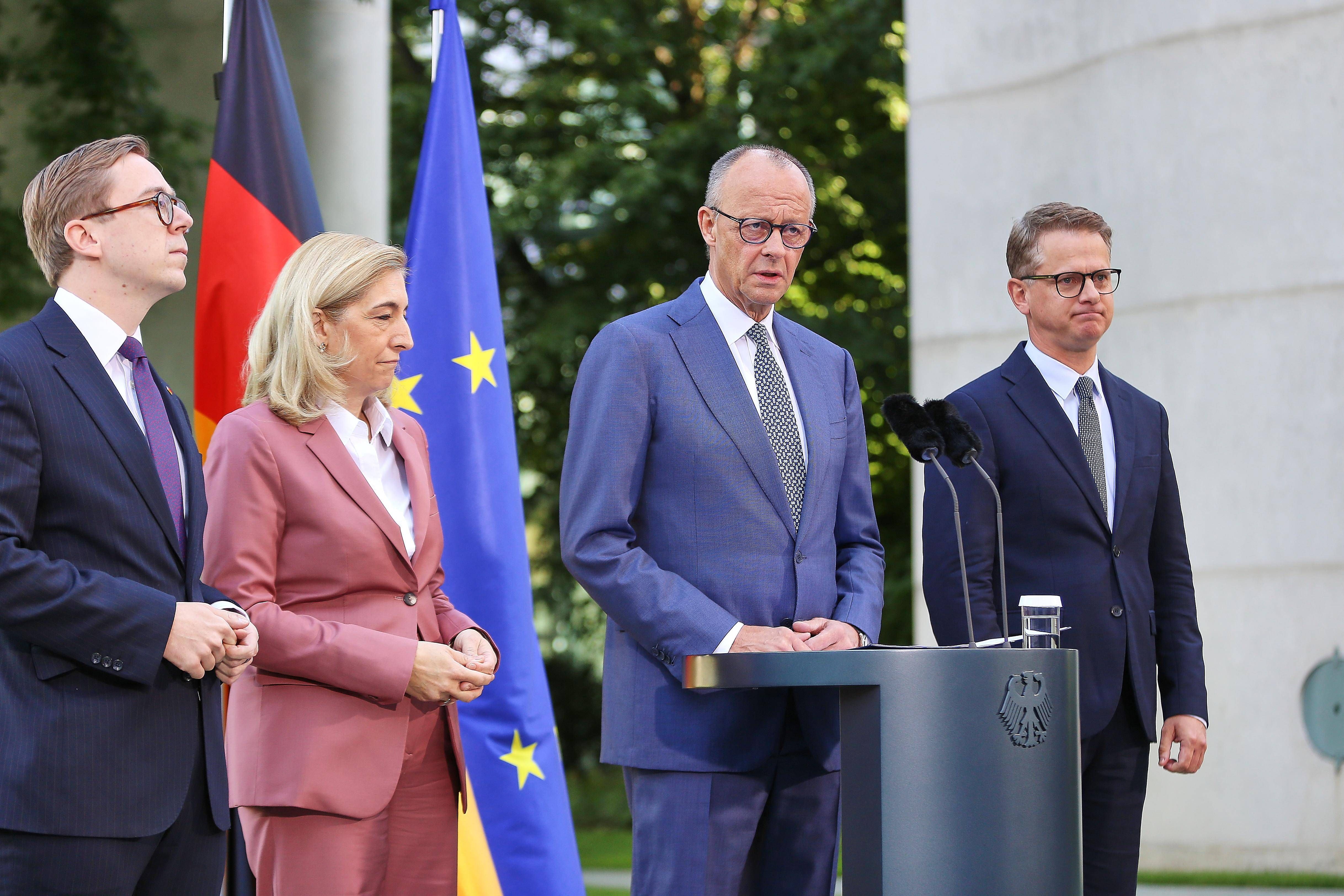 Warken, Linnemann, Amthor, Schnieder: Der Merz-Umbau fällt größer aus als erwartet