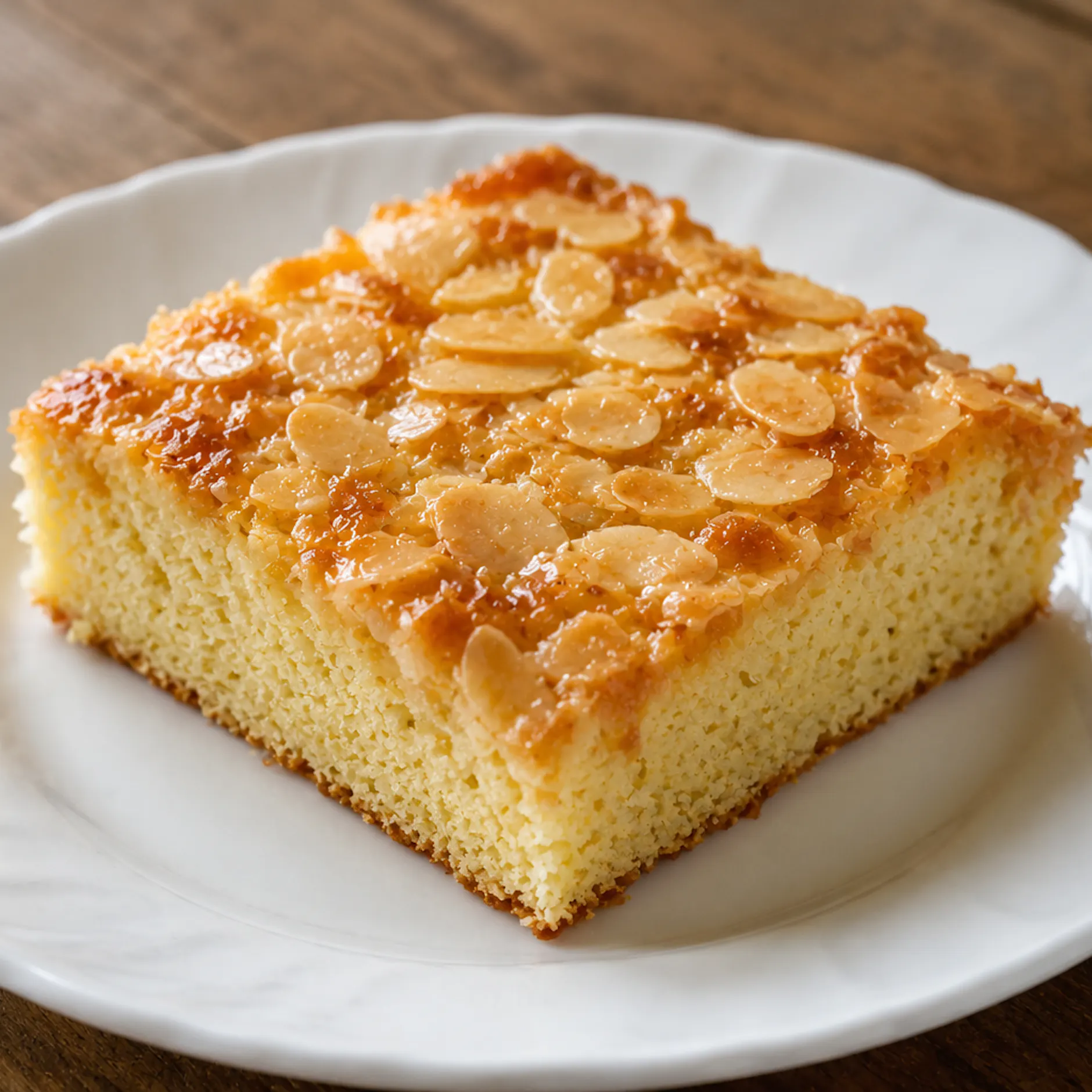 Backen ohne Waage: Für diesen Butterkuchen brauchen Sie nur einen Becher Sahne