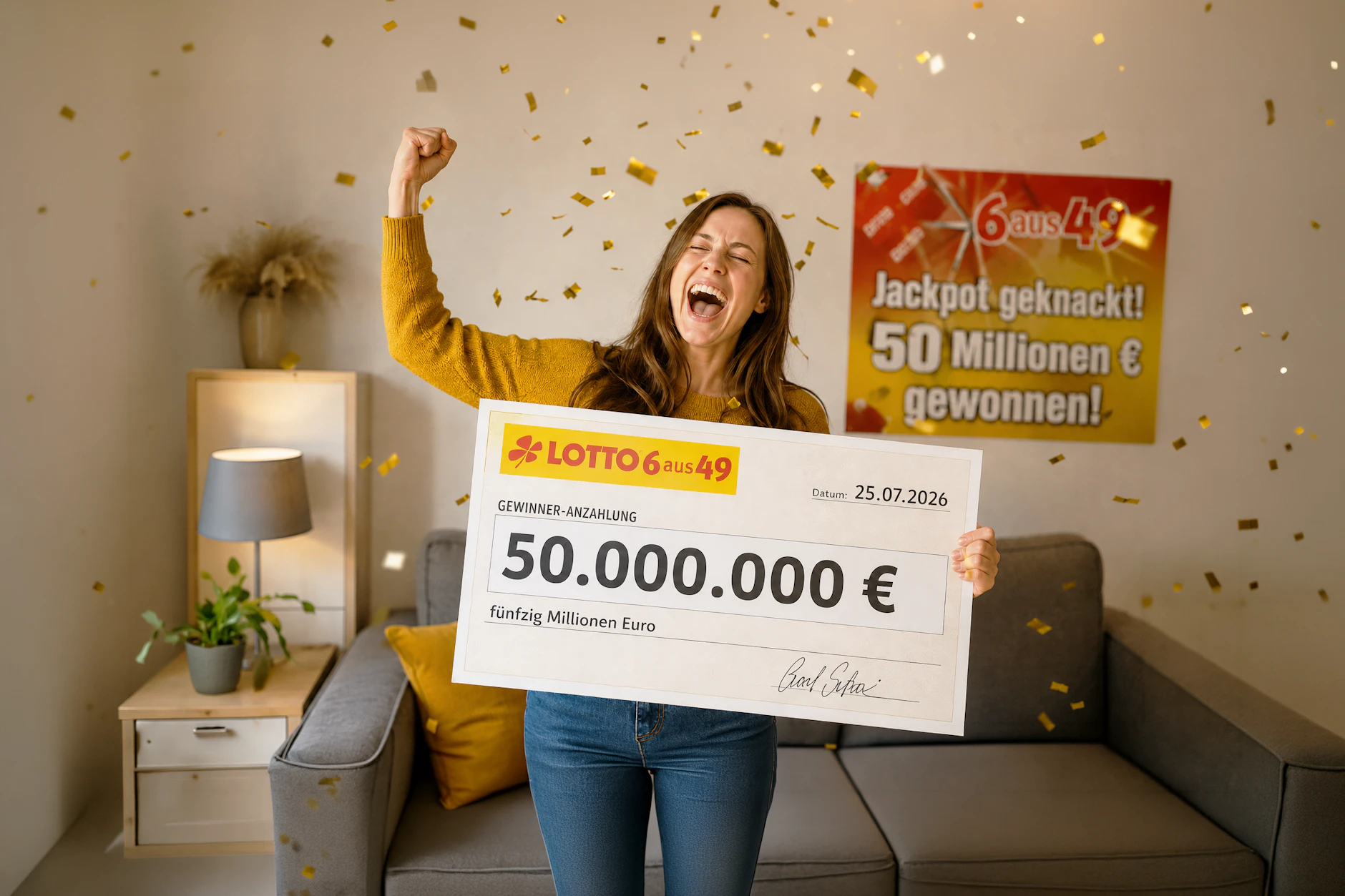 Wer 50 Millionen Euro im Lotto gewinnt, sollte besser nicht zu laut jubeln. Das lockt viele falsche Freunde an. Ein Experte rät eher dazu, den Gewinn kleinzureden.