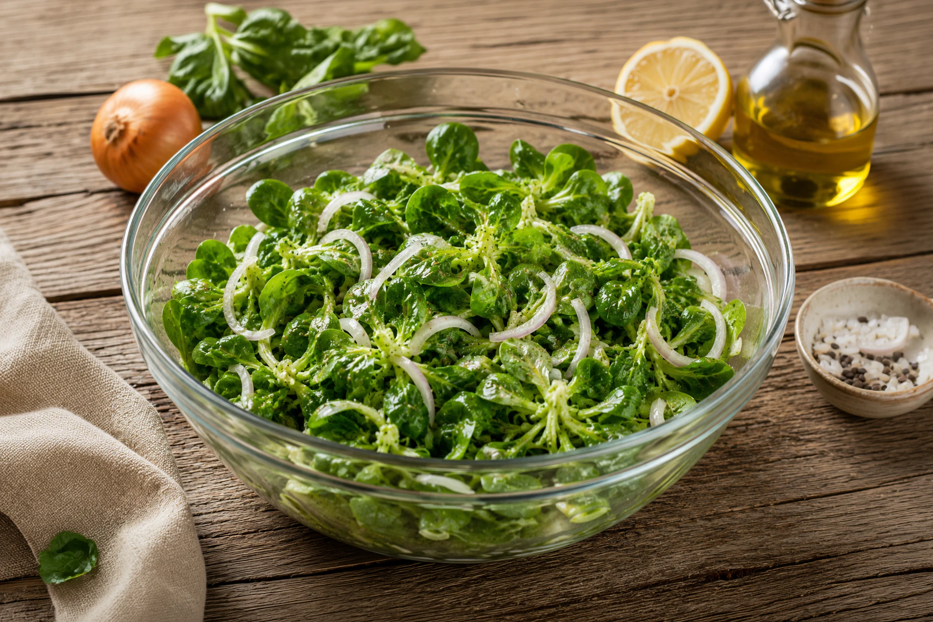Rapünzchensalat ist herlich frisch und perfekt für den Sommer. schon Kurt Drummer wusste ganz genau, wie man den einfachen Feldsalat in etwas ganz Besonderes verwandelt.