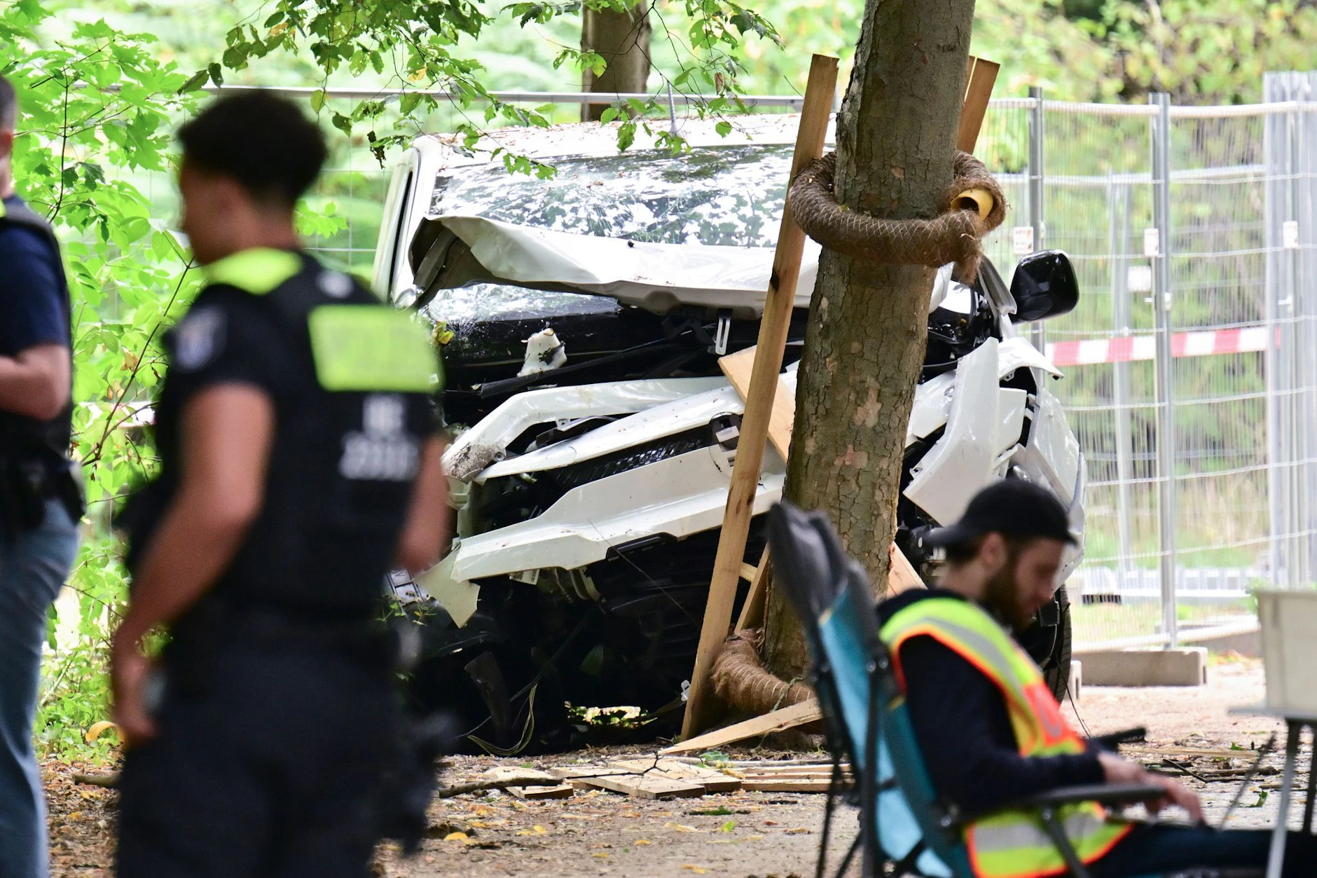 Mit diesem Auto fuhr der Attentäter beim CSD in die Menschenmenge.
