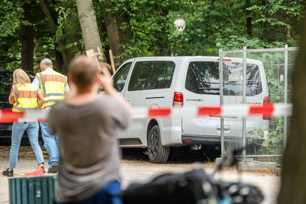 Der Transporter, mit dem der Attentäter in die Menschenmenge fuhr.