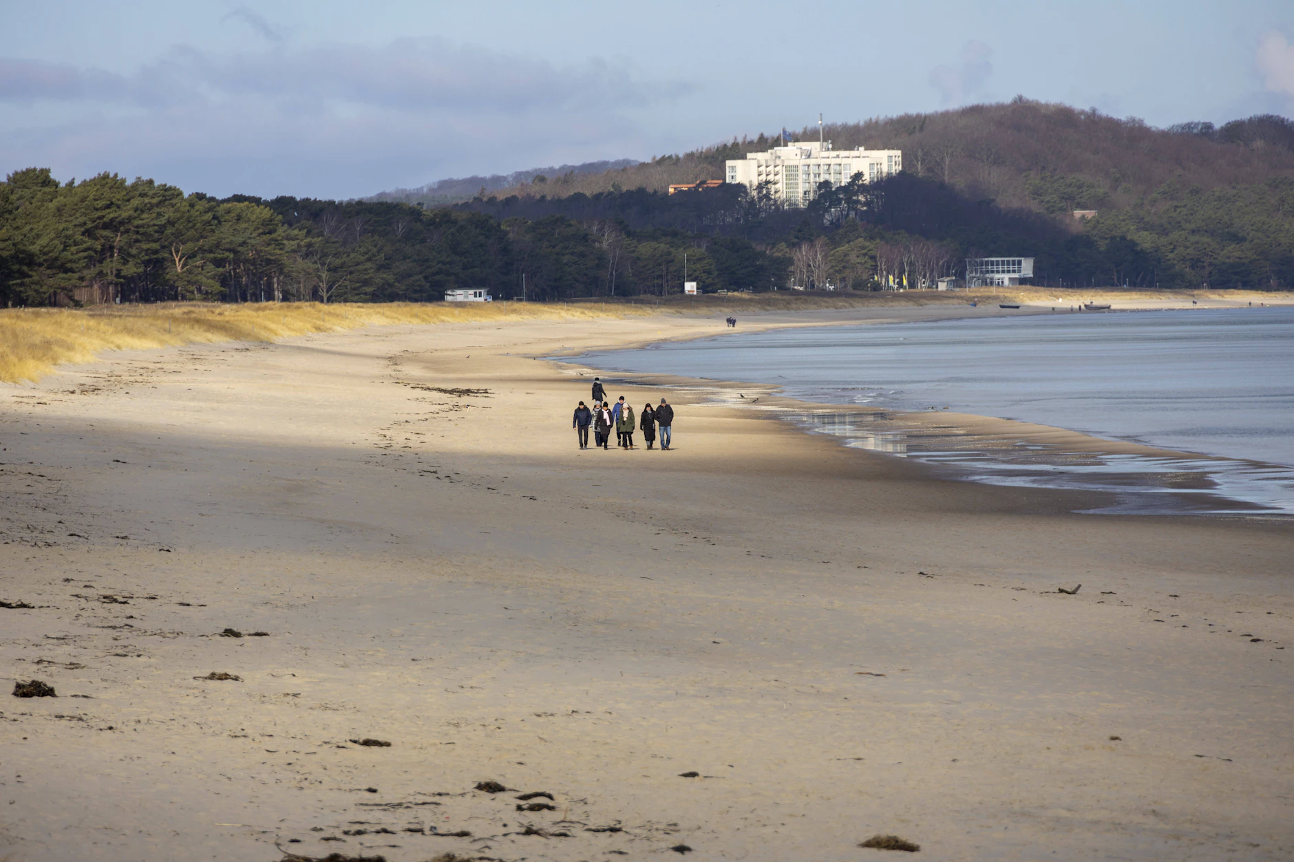 In Göhren auf Rügen gibt es lange und wunderschöne Sandstrände. Perfekt für einen Spaziergang.