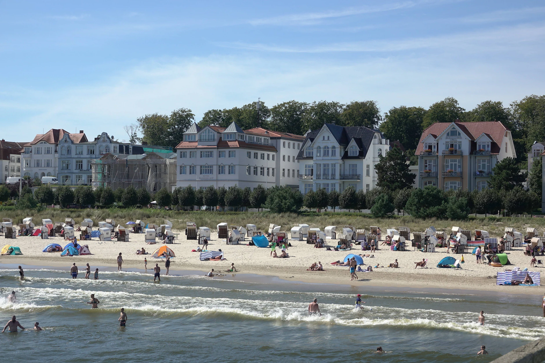 Am Strand auf der Insel Usedom, kann man wirklich abschalten.