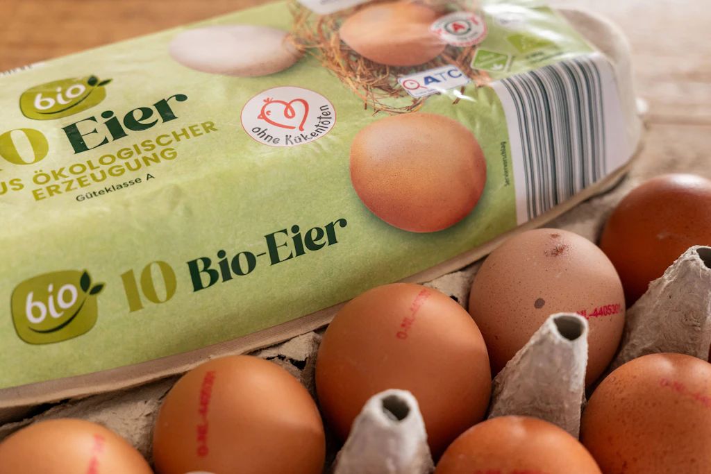 Bio-Eier verursachen fast doppelt so viele Emissionen wie Käfigeier