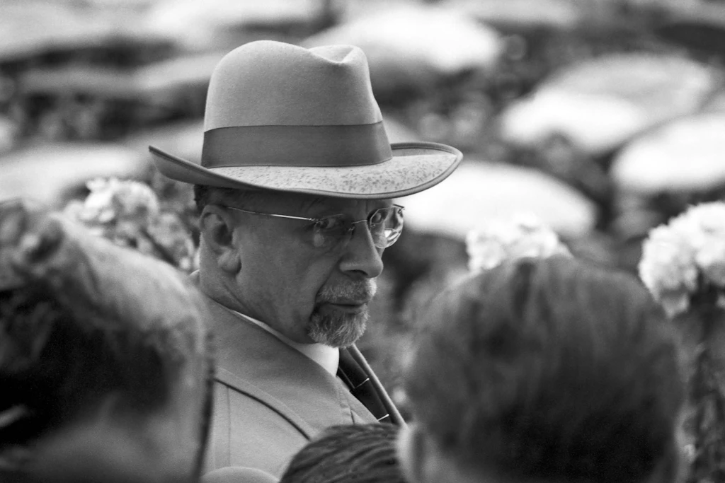 Walter Ulbricht bei der Eröffnung der Ostseewoche in Rostock im Jahr 1961