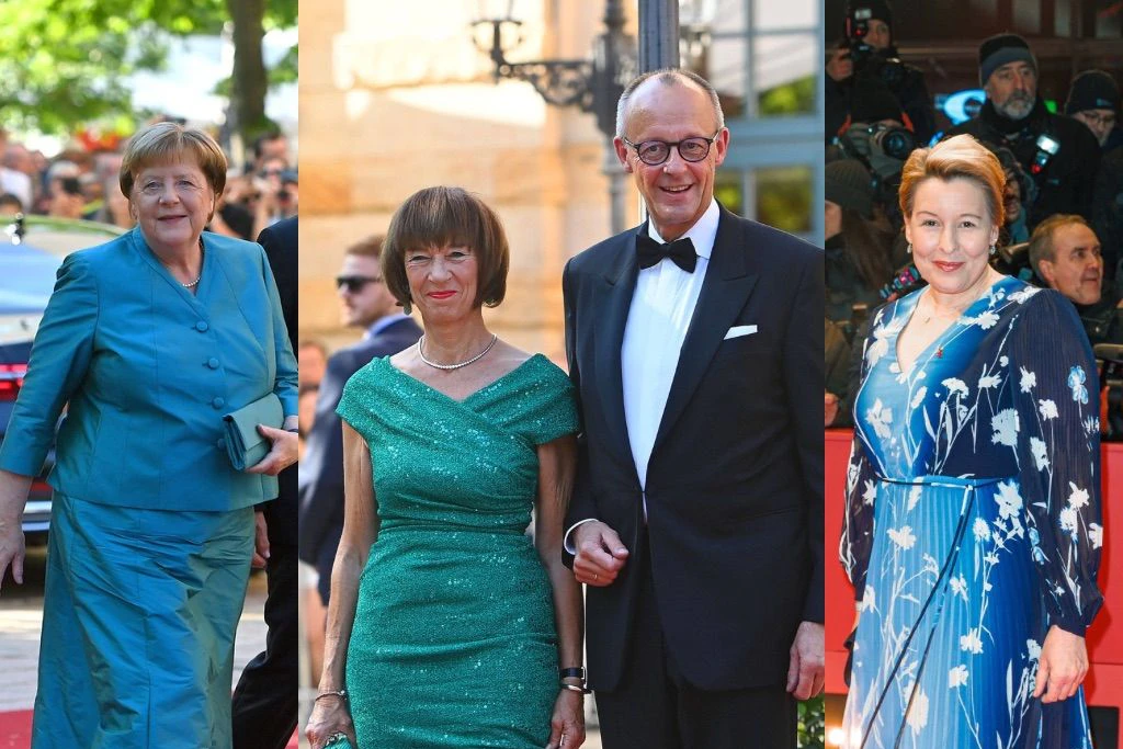 Ob (v.l.) Angela Merkel, Charlotte und Friedrich Merz oder Franziska Giffey: Keiner von ihnen hat Modebewusstsein.