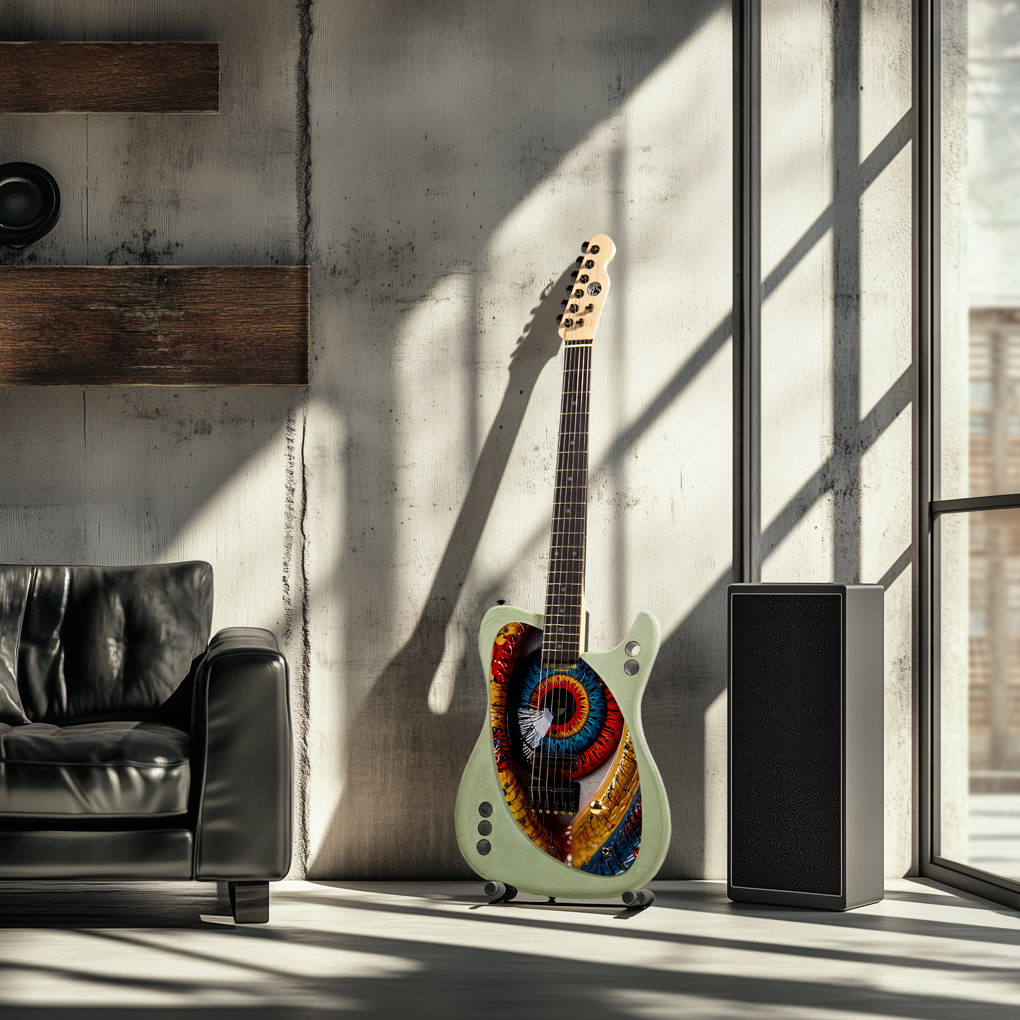 Wie ein Thüringer Ingenieur Beton in klingende E-Gitarren verwandelt