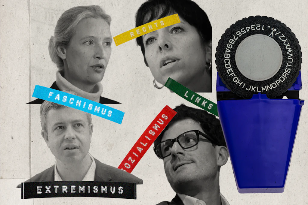 Links, rechts, sozialistisch oder extremistisch? Vielleicht hilft ein Label Maker.