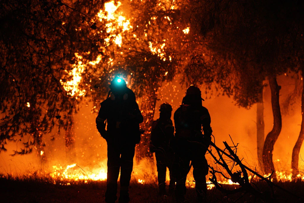 Kreta: Feuerfront von mehr als 15 Kilometern – starke Winde erschweren Löscharbeiten