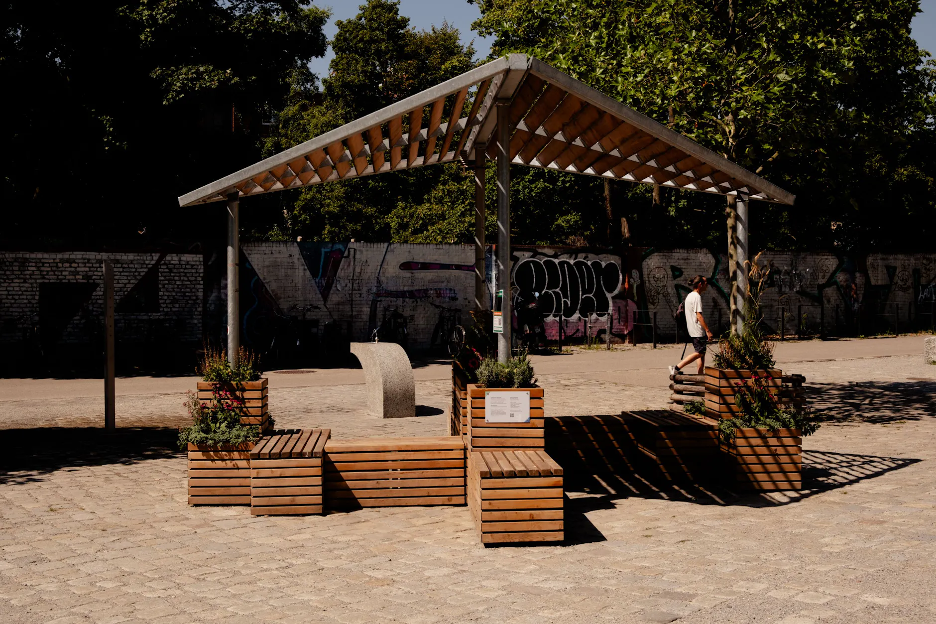 Cooling Point im Mauerpark. Kosten: fast 45.000 Euro
