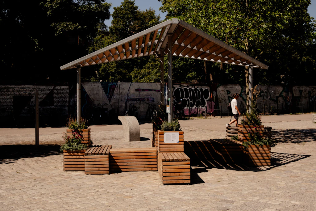 Cooling Point im Mauerpark. Kosten: fast 45.000 Euro