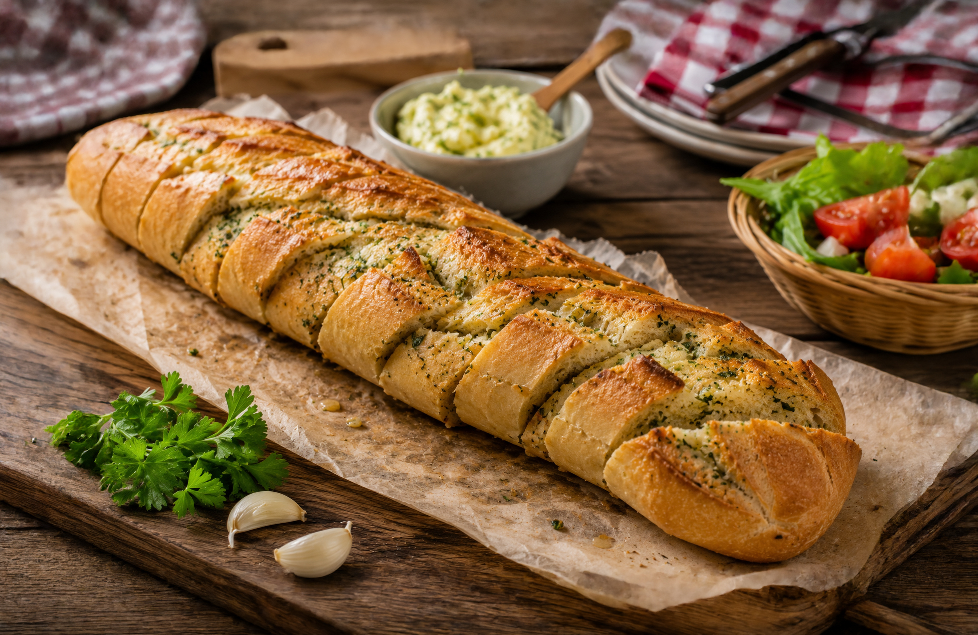 10-Minuten-Kräuterbaguette zum Grillen: Die knusprige Köstlichkeit liebt jeder