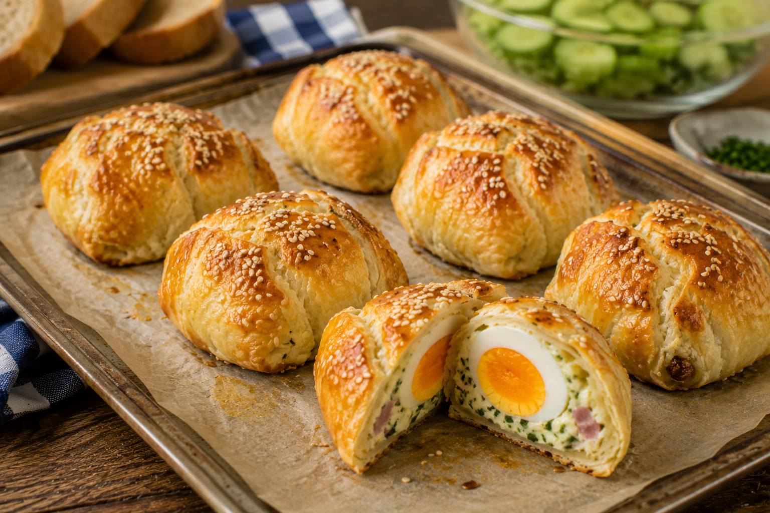 Eier im Blätterteig: Dieses Rezept macht das Abendbrot zum Erlebnis!