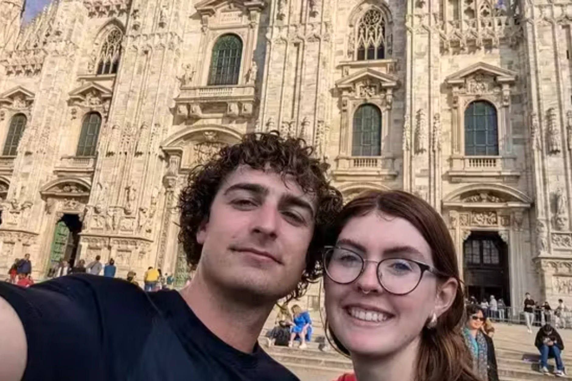 Lachie Perrem und seine Verlobte Bri Thompson vor dem Unglück.