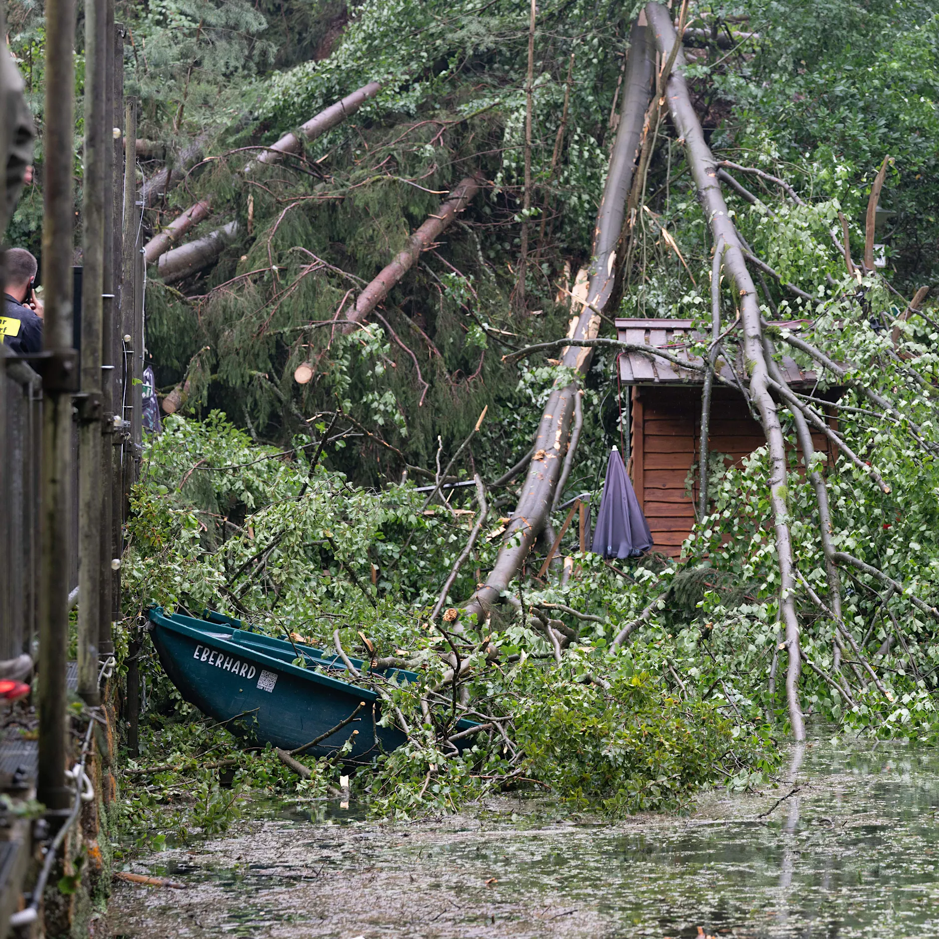 Horror-Unwetter in der Sächsischen Schweiz: Plötzlich rannten die Leute los