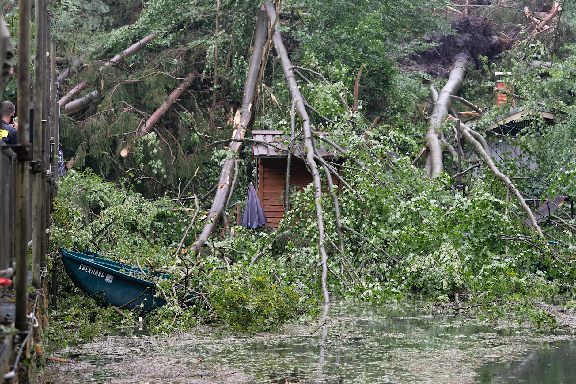 Horror-Unwetter in der Sächsischen Schweiz: Plötzlich rannten die Leute los