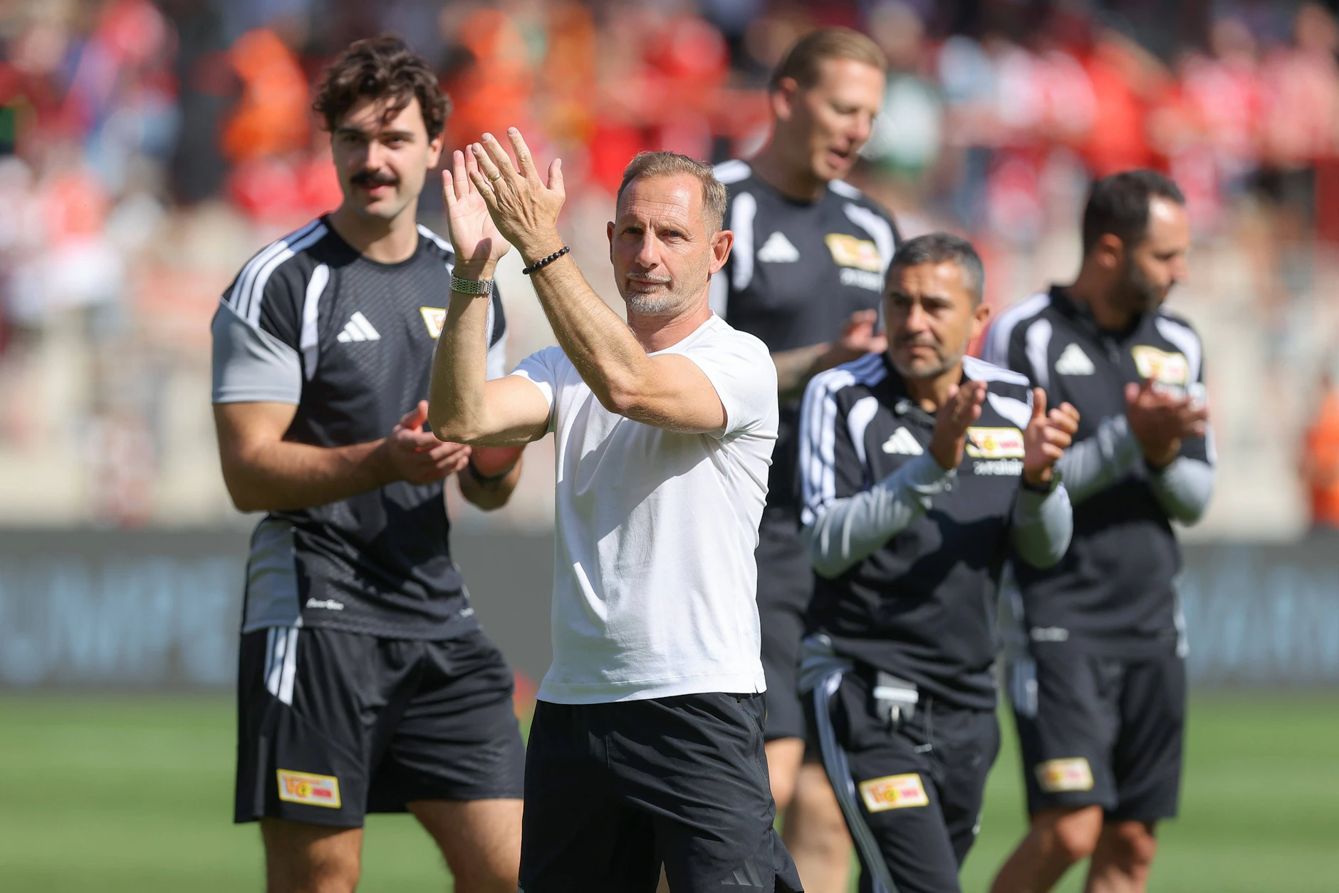 Emotionaler Start: Mauro Lustrinelli lobte sein Team nach seinem Debüt in der Alten Försterei.