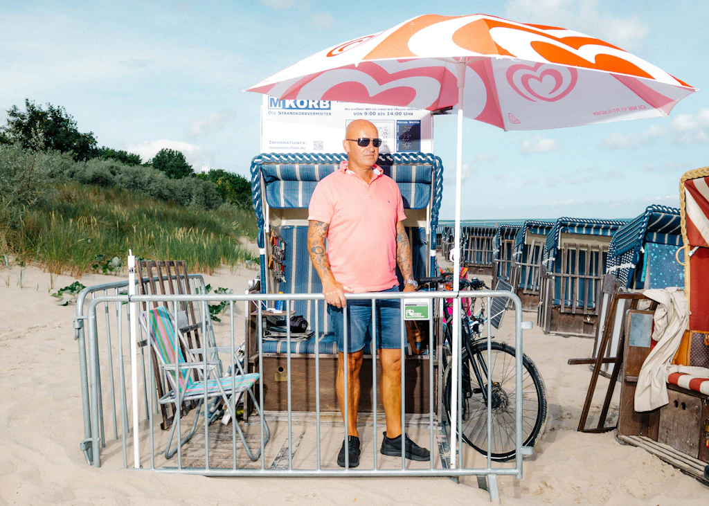 Vom Kapitänsdeck in den Strandkorb: Ein Ex-Seemann hat das Kommando über 182 Körbe auf Usedom