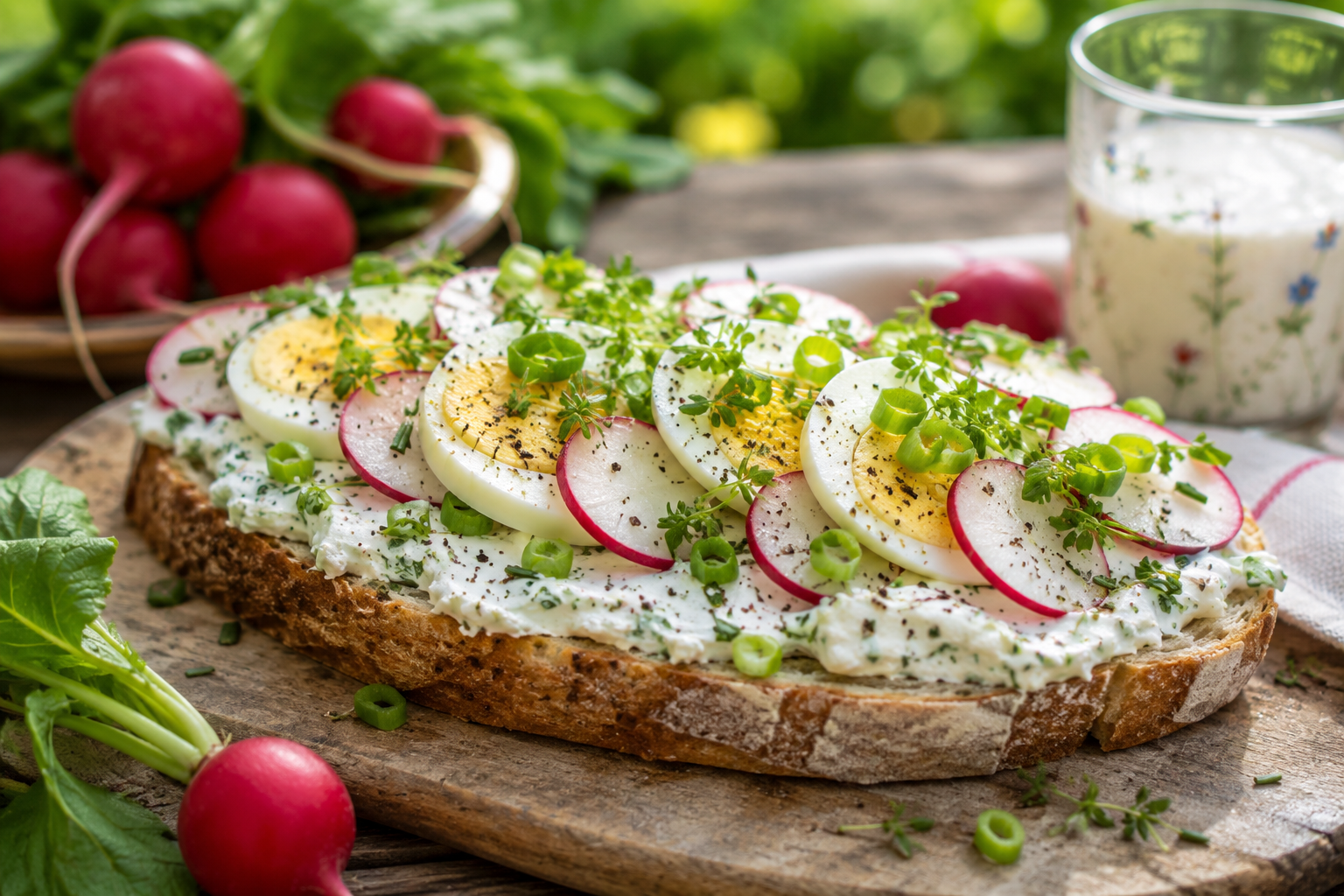 Datschen-Stulle: Diese belegte Schnitte schmeckt nach Sommer im Garten!