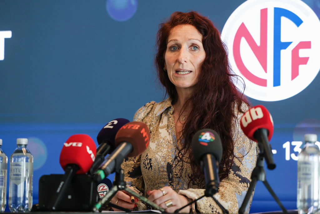 Lise Klaveness führt seit 2022 den norwegischen Fußballverband. Sepp Blatter hält sie für eine geeignete Nachfolgerin von Gianni Infantino.