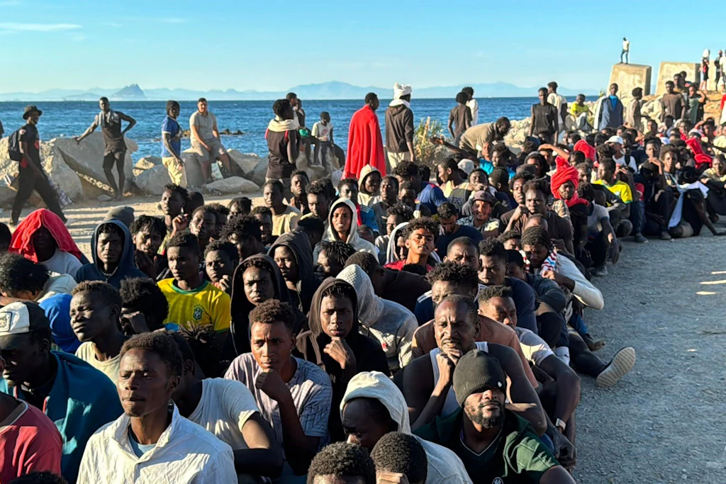 Die jüngste Migrationskrise in Ceuta wurde von Aufrufen in sozialen Medien begleitet.