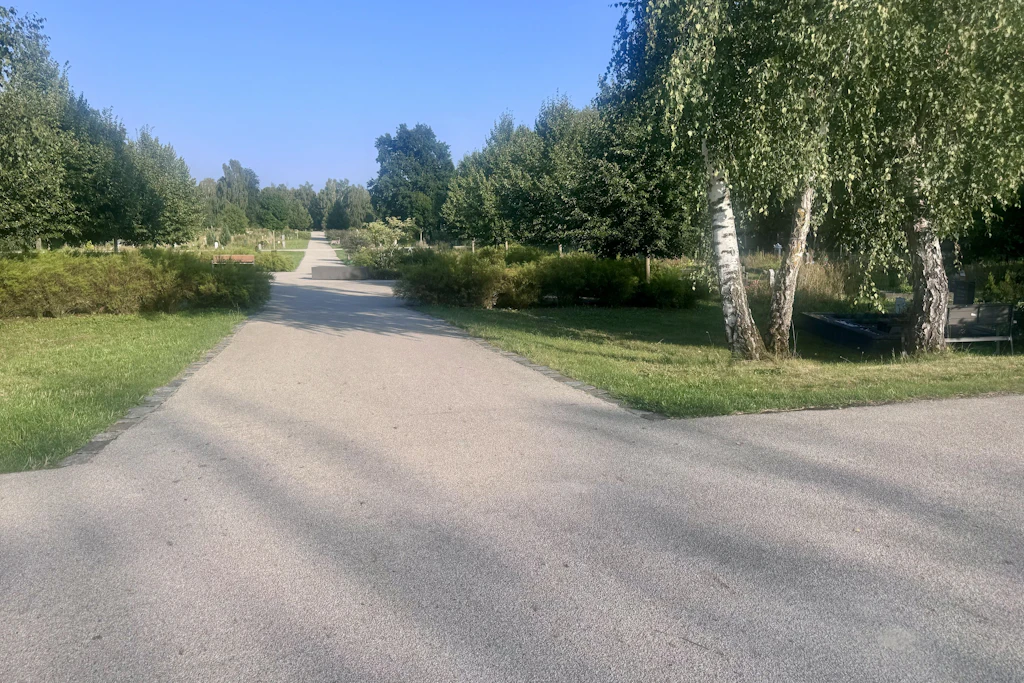 Der Friedhof, auf dem Abdul Ballout begraben ist.