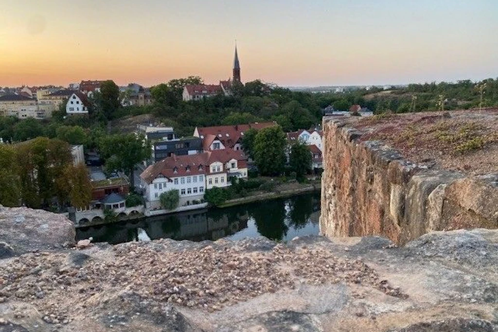 Blick von der Burg Giebichenstein