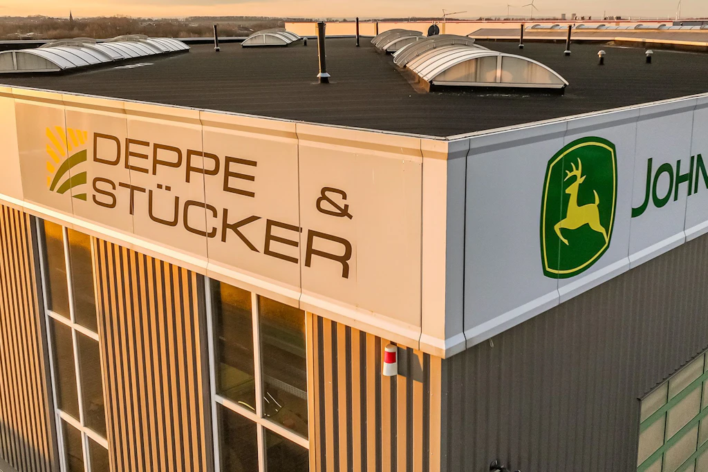 Ein Standort von Deppe & Stücker: Das Unternehmen ist an 15 Standorten als John-Deere-Händler aktiv.