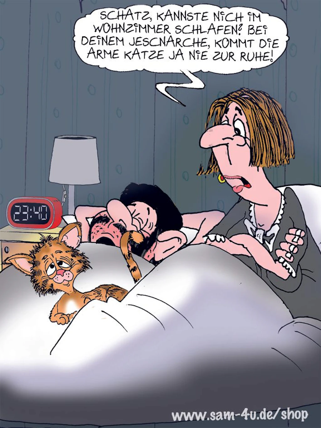 Sam Paff zeichnet für Sie jeden Tag den Cartoon des Tages und fängt damit den Berliner Humor auf ganz besondere Weise ein. Seine Kunstwerke gehören einfach in die Rubrik Witz des Tages!