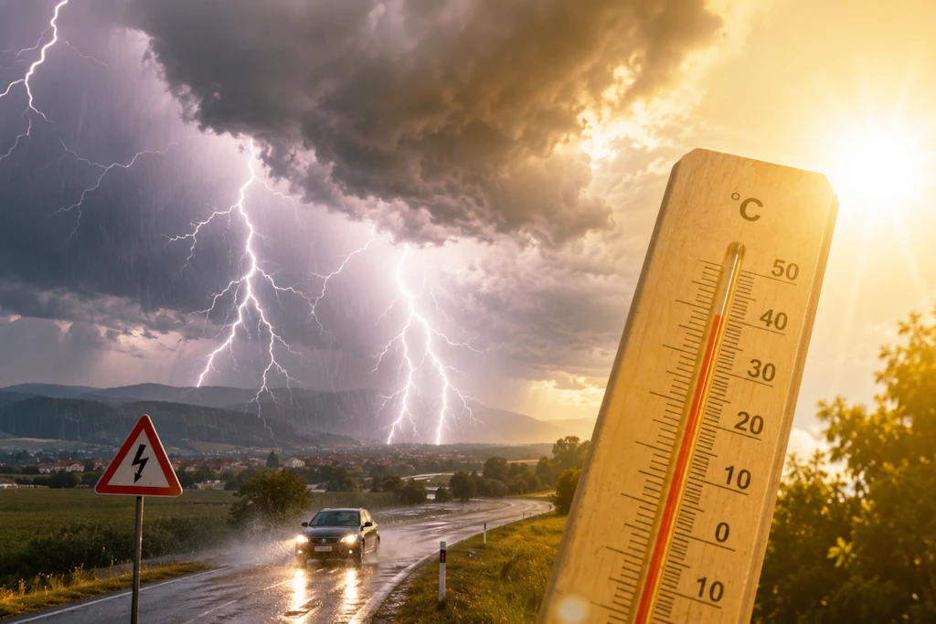 Erst neue Gewitter, dann wieder Hitze: Das Wetter bleibt auch in der kommenden Woche abwechslungsreich. In ein paar Tagen kommen wir wieder ordentlich ins Schwitzen!