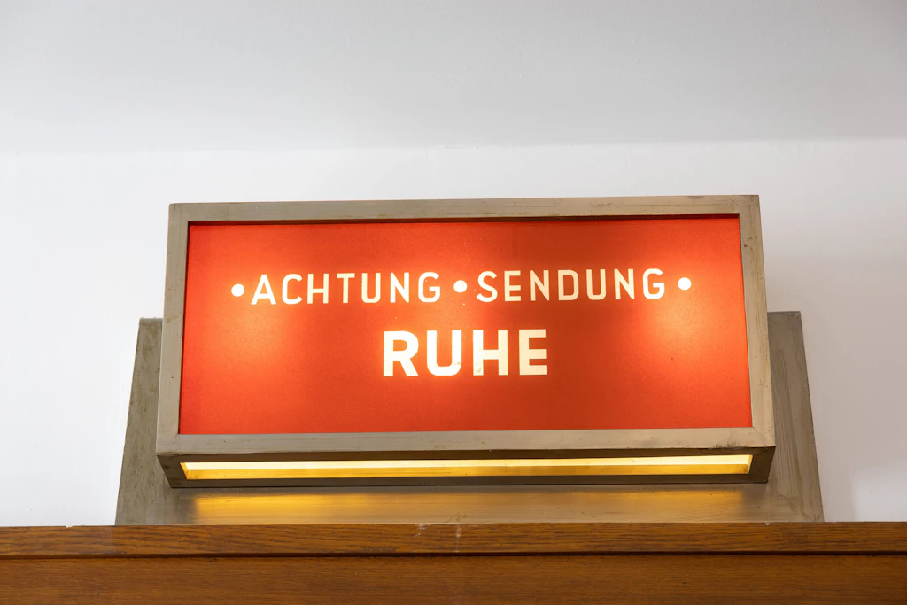 Warnlampe bei den Radiomachern