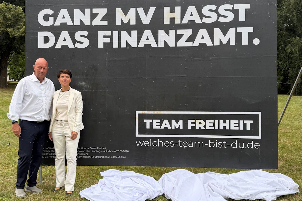Kampagnenstart in MV: Team Freiheit will Schwesig abwählen – und vier Ministerien streichen
