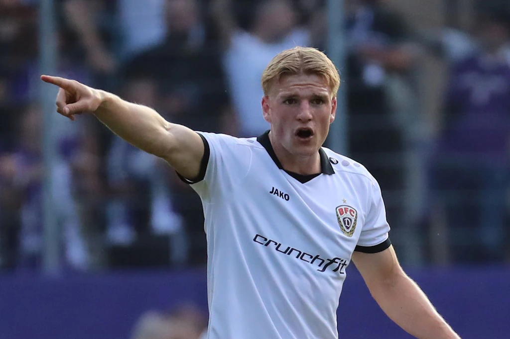 Levin Mattmüller gibt beim BFC Dynamo im Mittelfeld die Richtung vor.