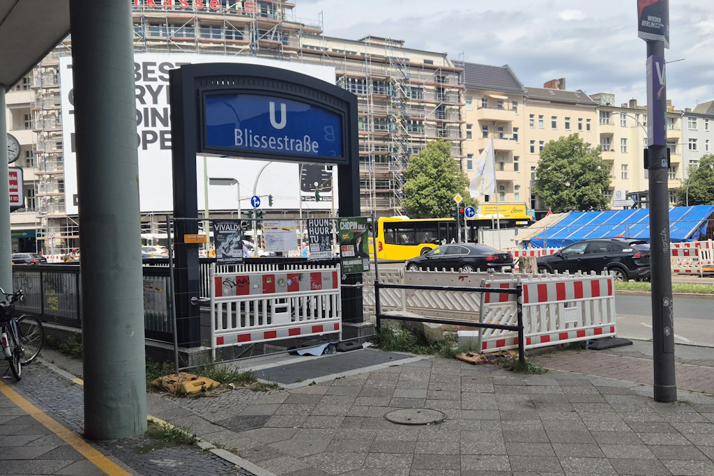 Der U-Bahnhof Blissestraße ist eine einzige Dauerbaustelle.