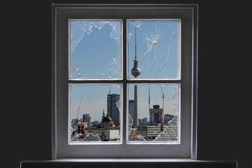 In Berlins Image ist die Scheibe eingeschmissen. Die Stadt scheint immer mehr zu verdrecken.