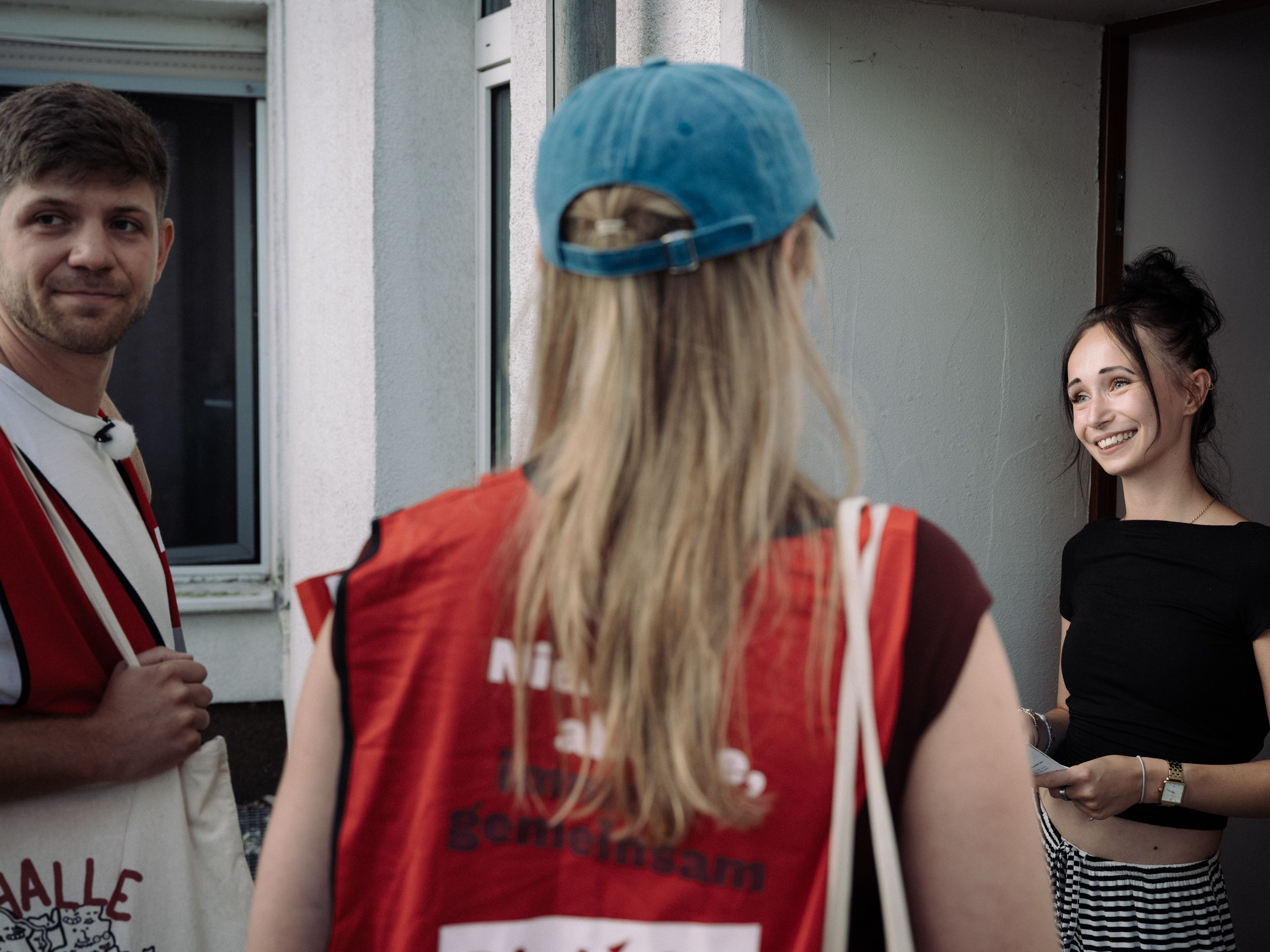 Ein roter Fleck im blauen Sachsen-Anhalt: In Halle kämpft die Linke um ihr Direktmandat