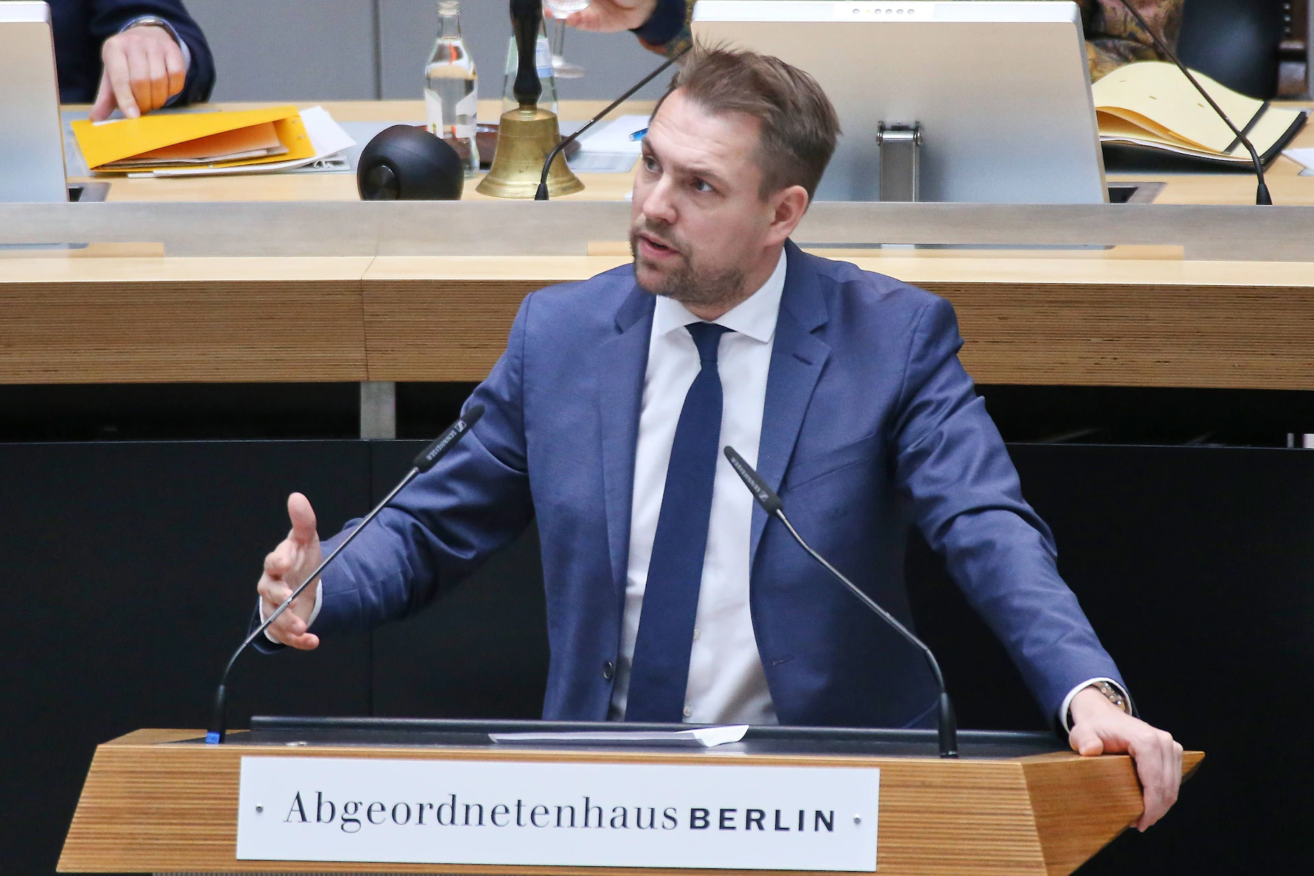 Danny Freymark (CDU) spricht im Berliner Abgeordnetenhaus.