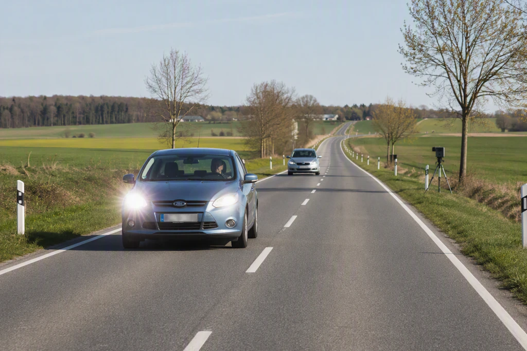Gängige Praxis: Entgegenkommende Autofahrer per Lichthupe auf eine Radarfalle aufmerksam machen.